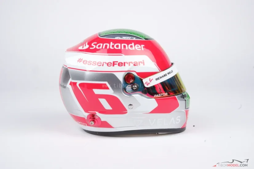 Charles Leclerc 2022 Abu Dhabi GP mini přilba, Ferrari, 1:2 Bell