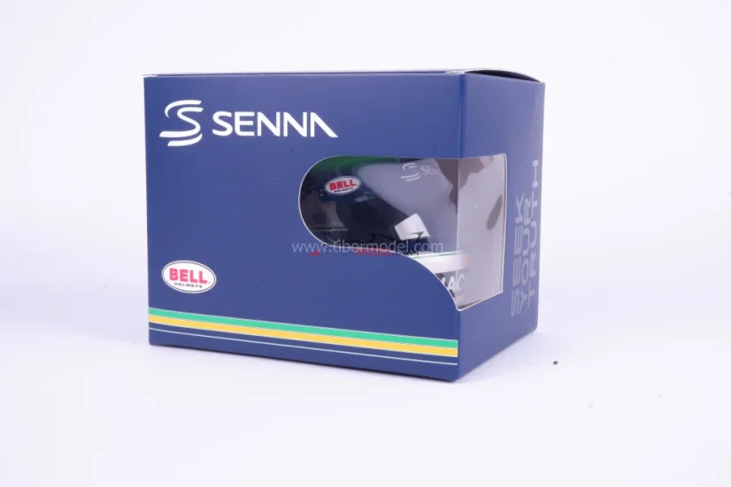 Ayrton Senna mini helmet, 30 years legacy, 1:2 Bell