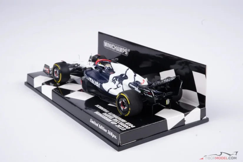 AlphaTauri AT04 - Daniel Ricciardo (2023), Hungarian GP, 1:43 Minichamps