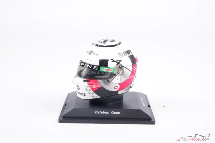 Esteban Ocon 2023, Belgian GP, Alpine helmet, 1:5 Spark
