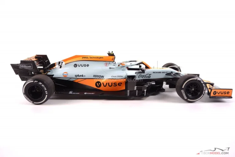 ミニチャンプス1/18 2021 ランドノリス F1 ガルフ　Gluf ミニチャンプス1/18 2021 ランドノリス F1 ガルフ Gluf Mini