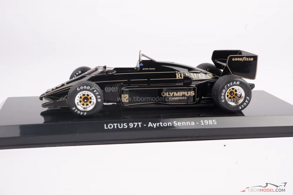 Model car Lotus 97T Senna 1985, 1:24 scale | Tibormodel.com