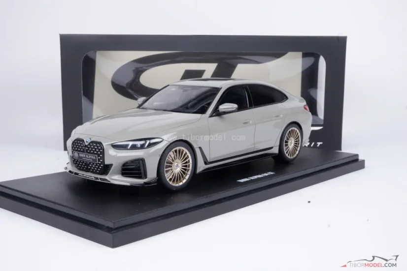 BMW Alpina B4 GT (2024) šedé, 1:18 GT Spirit
