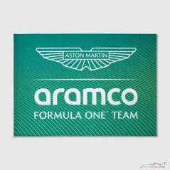Aston Martin F1 Team grandstand flag, green Aston Martin F1 Team grandstand flag, green