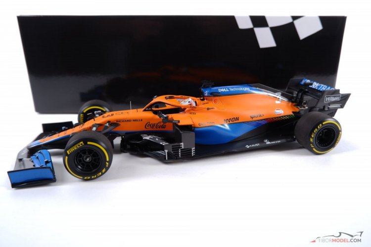 McLaren MCL35M - Daniel Ricciardo (2021), 1:18 Minichamps