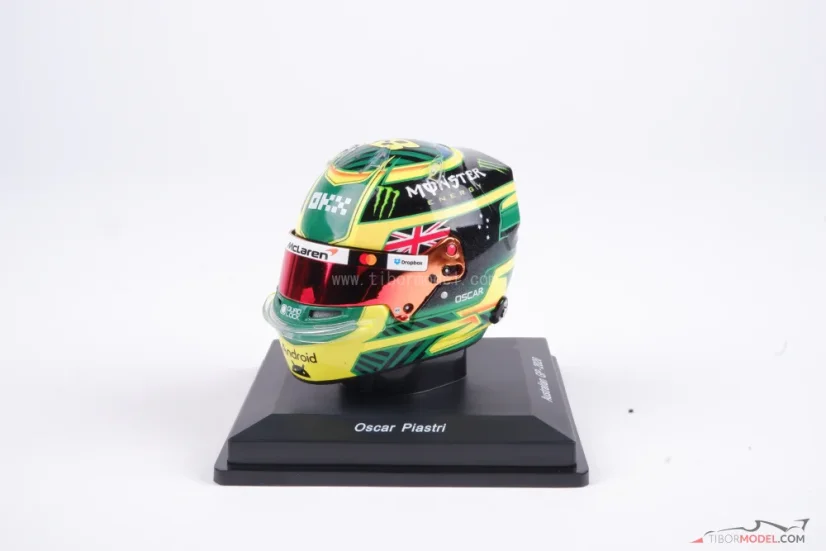 Oscar Piastri 2026 VC Austrálie mini prilba, McLaren, 1:5 Spark