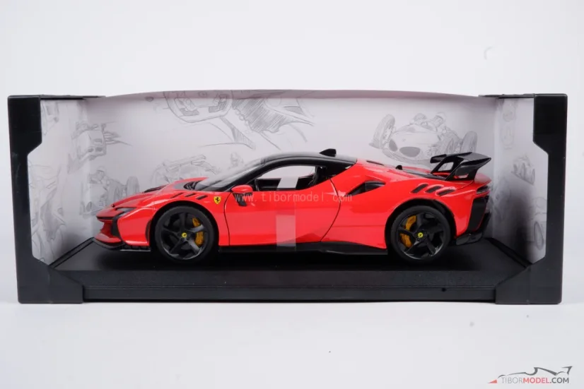 Ferrari SF90XX Stradale (2024) piros, 1:18 Bburago