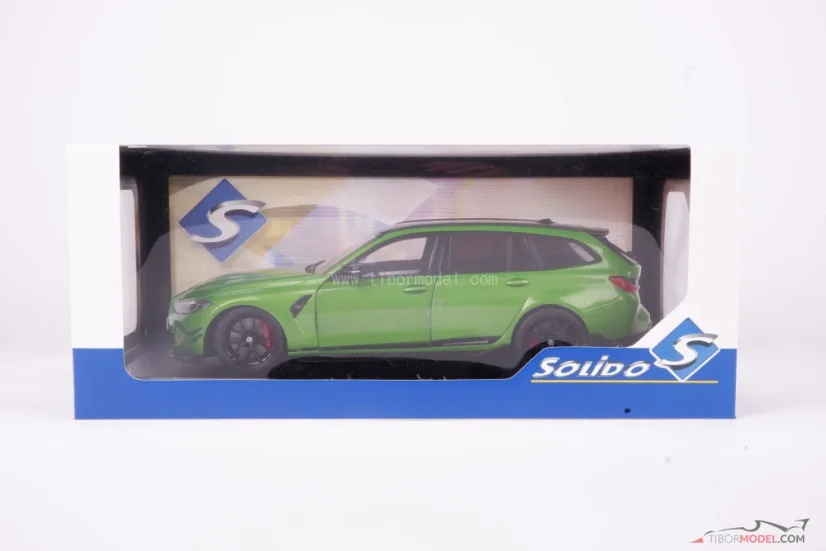 BMW M3 G81 Touring (2024) zelené, 1:18 Solido