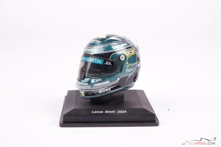 Lance Stroll 2024, Aston Martin přilba, 1:5 Spark