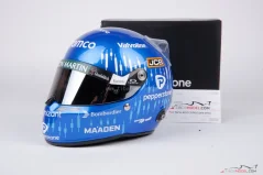 Lance Stroll 2025 Australian GP mini helmet, Aston Martin, 1:2 Stilo