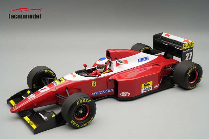 Ferrari F93A - Jean Alesi (1993),  Monaco GP, with driver figurine 1:18 Tecnomodel
