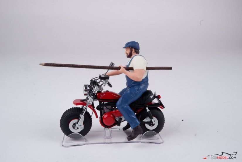 Bud Spencer and T. Hill on motorbikes , 1:18 Laudoracing