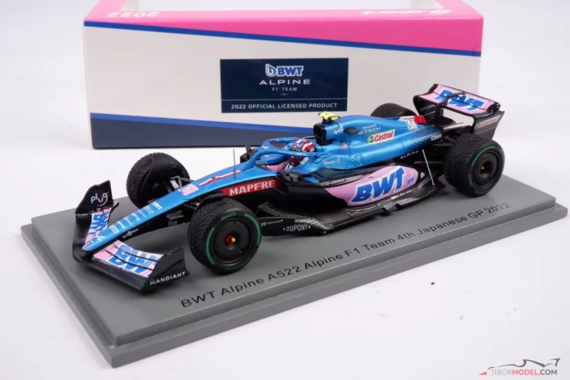 Alpine A522 - Esteban Ocon (2022), Japán Nagydíj, 1:43 Spark