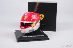 Charles Leclerc 2025 Las Vegas GP mini helmet, Ferrari, 1:5 Looksmart