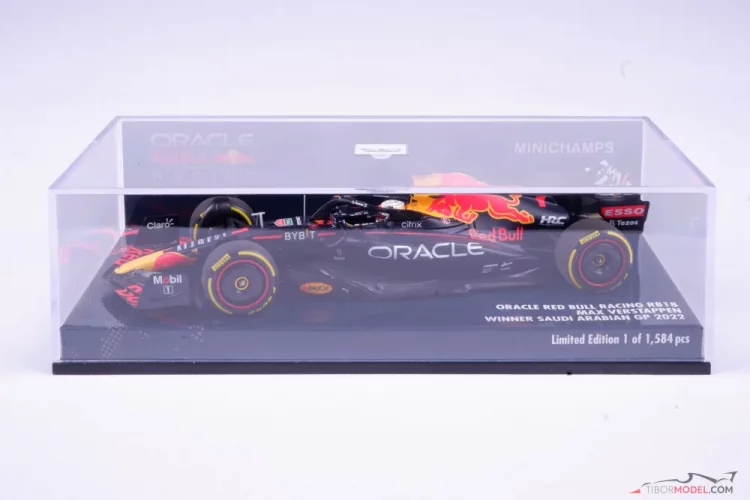 Red Bull RB18 - Max Verstappen (2022), Szaúdi Nagydíj, 1:43 Minichamps