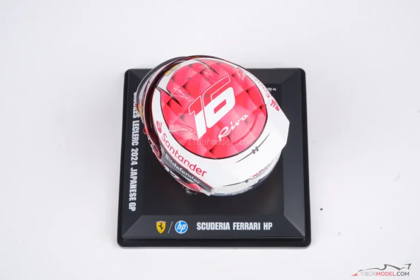 Charles Leclerc 2024 Japán Nagydíj mini sisak, Ferrari, 1:5 Looksmart