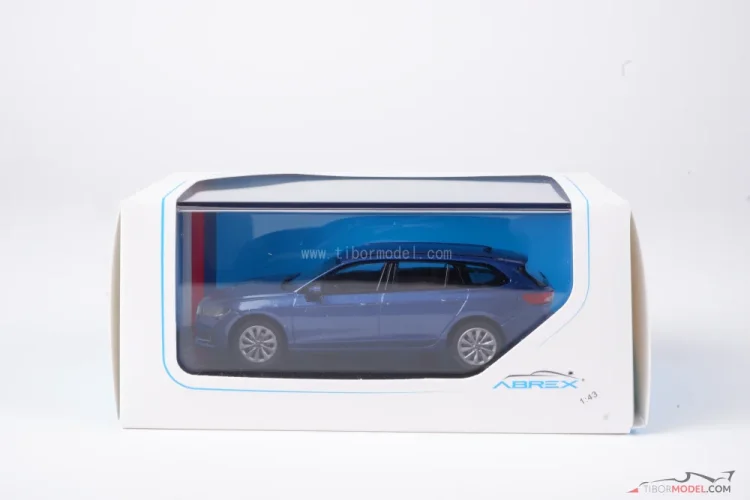 Skoda Superb IV Combi (2023) blue, 1:43 Abrex