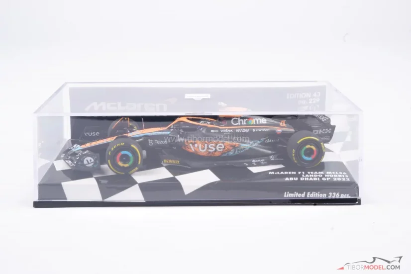 McLaren MCL36 - Lando Norris (2022), VC Abu Dhabi, 1:43 Minichamps