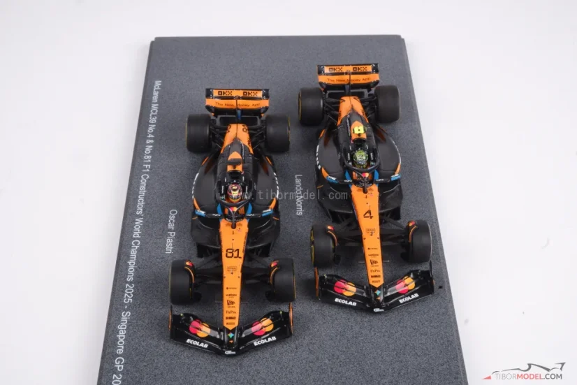 McLaren MCL39 - Oscar Piastri, Lando Norris (2025), Constructors champion, 1:43 Spark