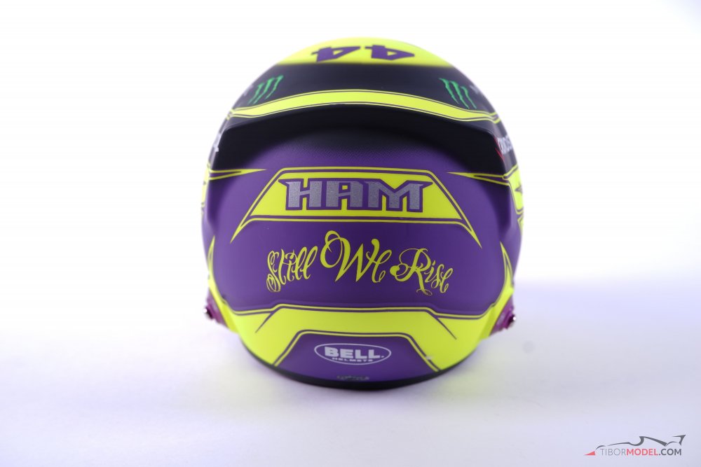 Helmet Lewis Hamilton Mercedes 2022, 1:2 Bell | Tibormodel.com