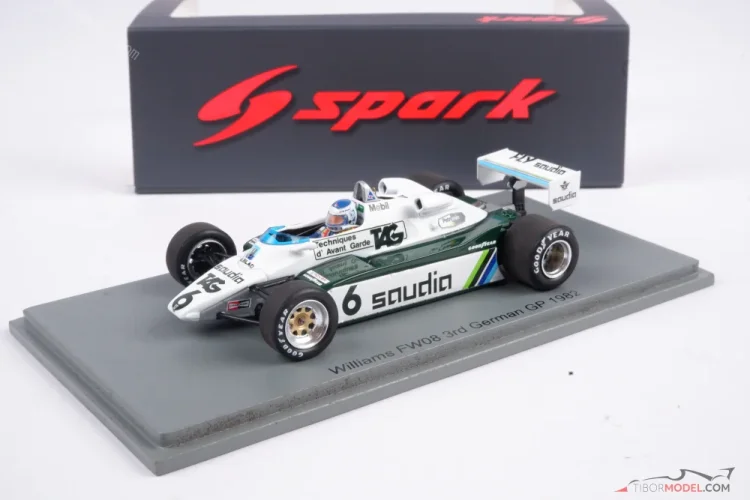 Williams FW08 - Keke Rosberg (1982), 3. miesto VC Nemecka, 1:43 Spark