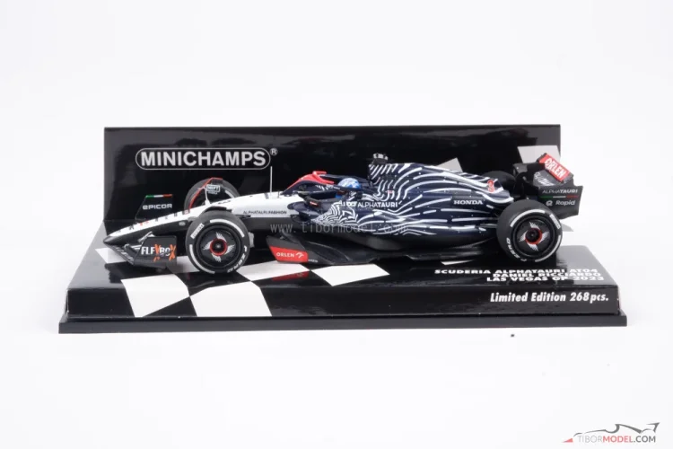 AlphaTauri AT04 - Daniel Ricciardo (2023), Las Vegas, 1:43 Minichamps