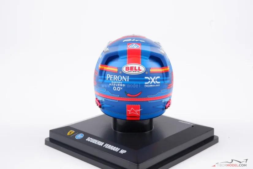 Carlos Sainz 2024 Miami GP mini helmet, Ferrari, 1:5 Looksmart