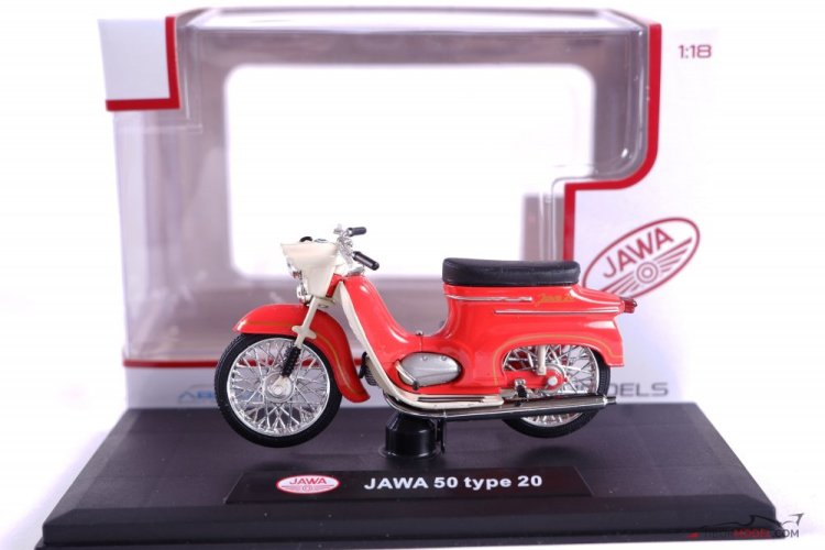 Jawa 50 Pionyr 20 piros (1967), 1:18 Abrex