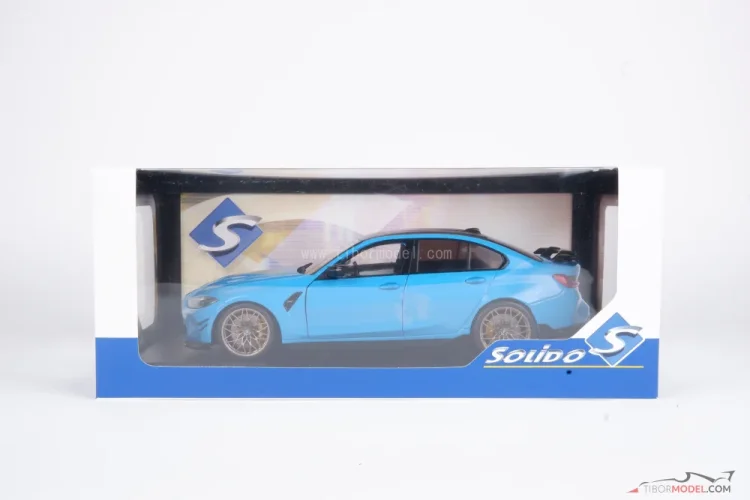BMW M3 (2024) modré, 1:18 Solido