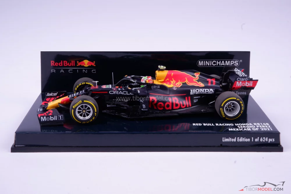 Red Bull RB16b - Sergio Perez (2021), VC Mexika, 1:43 Minichamps